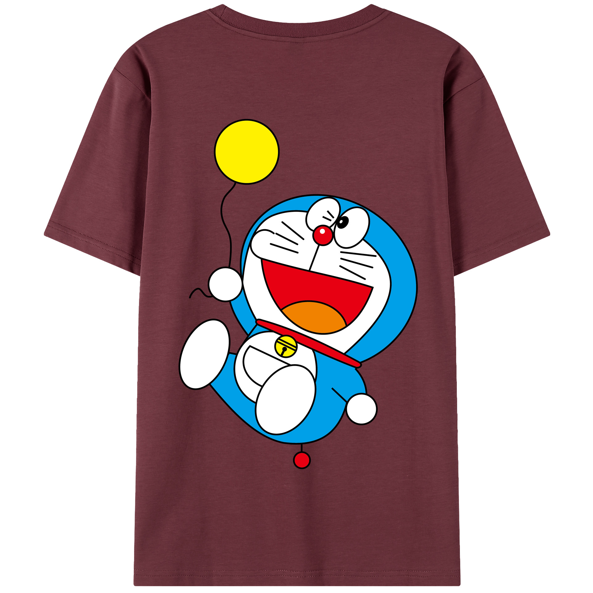 （画像用） ドラえもん Doraemon 綿100％半袖Tシャツ（背面プリント）